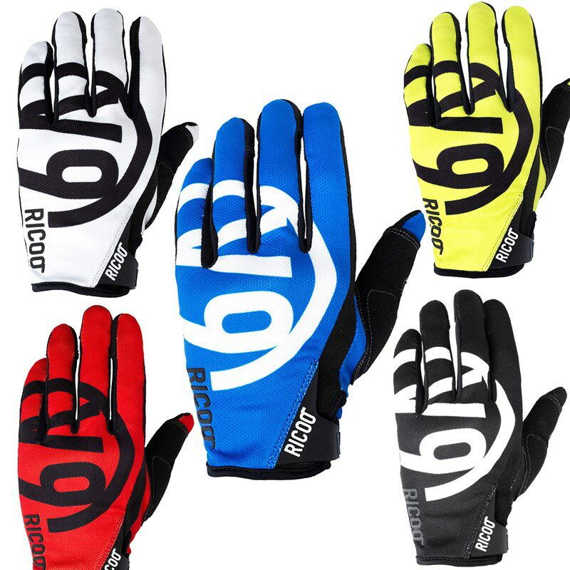 Ricco リクー RIC-gloves-V9-17-bk-m モトクロスウェア グローブ V9 ブラック M 手袋 ボンサイモト