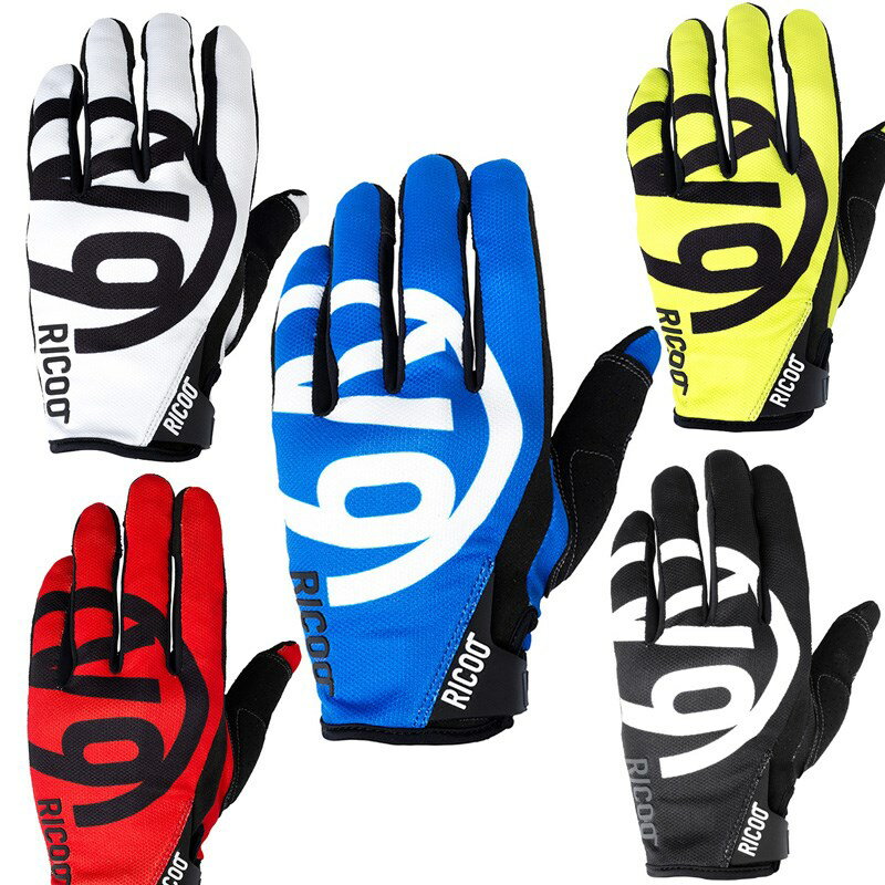 Ricco リクー RIC-gloves-V9-17-li-m モトクロスウェア グローブ V9 ライム M 手袋 ボンサイモト