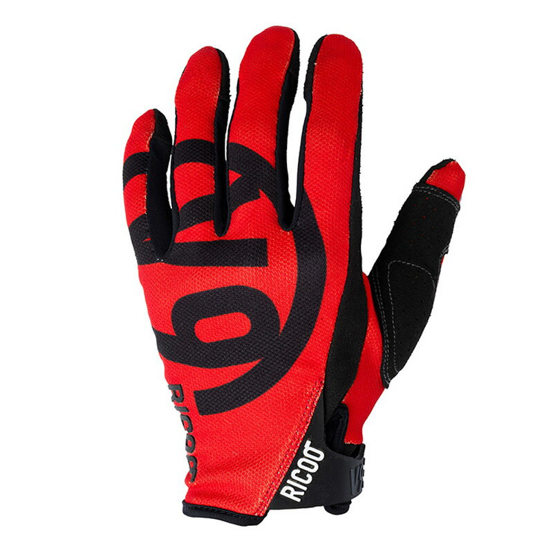 Ricco リクー RIC-gloves-V9-17-rd-m モトクロスウェア グローブ V9 レッド M 手袋 ボンサイモト