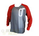 Ricco リクー RIC-jersey-thN-gr-l Th-Nジャージ オフロードウェア グレー L 長袖 ボンサイモト(2)