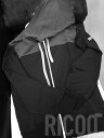 Ricco リクー RIC-ZIPUP-bk-xl ジップアップパーカー ブラック XL バイクウェア ボンサイモト