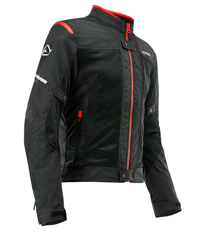 ACERBIS アチェルビス 0023744 メッシュ ラムジー ベンティッド2.0 ジャケット ブラック/レッド 3XL 上着 ジャンパー 春夏秋