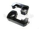 CYCRA サイクラ 1150-12 Uクランプセット T1 Pro-Taper(2007まで)対応 ブラック 補修部品