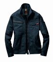BURTLE バートル 1711 長袖ジャケット ネイビー LLサイズ 春夏用 ユニセックス 上着 制電ケア 作業服 作業着 ユニホーム 1711シリーズ