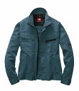 BURTLE バートル 8061 長袖ジャケット インディゴ Mサイズ 春夏用 メンズ 上着 ブルゾン 吸汗速乾 形態安定 制電ケア 作業服 作業着 ユニホーム 8061シリーズ