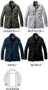 BURTLE バートル 6215-35-L 長袖シャツ ブラック L 作業 服 カジュアル メンズ レディース