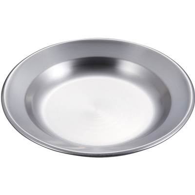 キャプテンスタッグ UH0043 ステンレス 丸型カレー皿 22cm 皿 スープ皿 食器 クッカー アウトドア キャ..