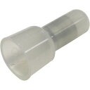 プロツールス 絶縁被覆付閉端接続子(CE型) 乳白色 21mm 100個入 電装部品 整備 メンテナンス カスタムジャパン