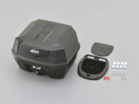 デイトナ 22148 ジビ B42NB モノロック 未塗装ブラック(ブラックパネル) 456×496×319mm 42L 4.0kg リア..