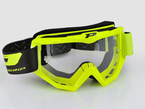 デイトナ 29423 プログリップ 3201 レースラインゴーグル イエロー ティアオフ対応 傷付防止加工 ヘルメット モトクロス レース PROGRIP