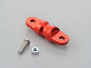 デイトナ 99469 アクセサリークロスバー用アダプターバー 1個入 レッド 50mm