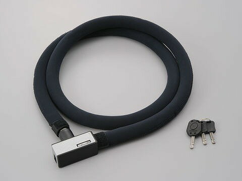 デイトナ 97662 ストロンガースチールリンクロック シルバー 1800mm キーロックタイプ 1340g カギ 鍵 ..