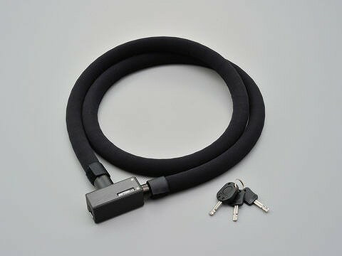 デイトナ 97663 ストロンガースチールリンクロック ブラック 1800mm キーロックタイプ 1340g カギ 鍵 かぎ ロック セキュリティ 盗難防止 防犯 保管