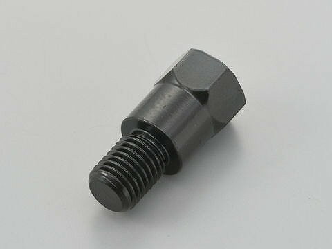 デイトナ 99589 高さ調整アダプター ブラック 18.6mm M10 逆ネジ 1個入り ミラー 補修パーツ