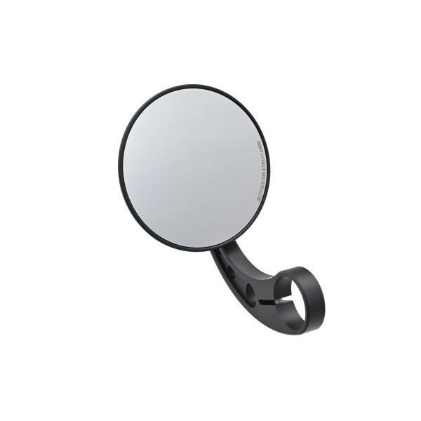 デイトナ 48071 ハイビジミラー バーエンドミラー MIKAZUKI CIRCLE ブラック スリムタイプ 1個入り バイク 鏡 角度 調整