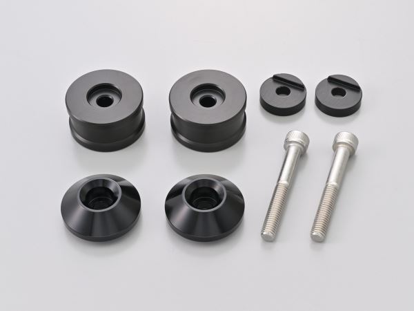 デイトナ 49232 アルミビレット ミドルウェイトバーエンド ハイディッシュ M6タイプ ブラック YAMAHA車 エンドプラグ バーエンドウェイト バイクパーツ