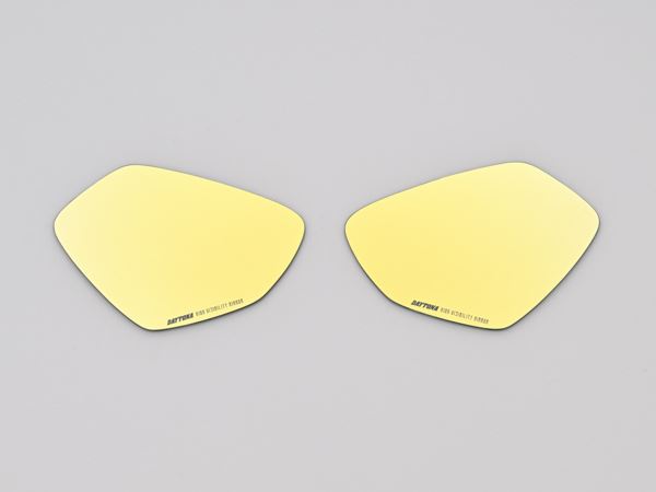 デイトナ 41540 ハイビジ貼り付けタイプミラー ゴールド スズキ2 バイク 鏡 ハンドル周り パーツ