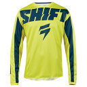SHIFT シフト 21707-079-M ホワイトレーベル ヨークジャージ イエロー/ネイビー Mサイズ ダートフリーク(2)