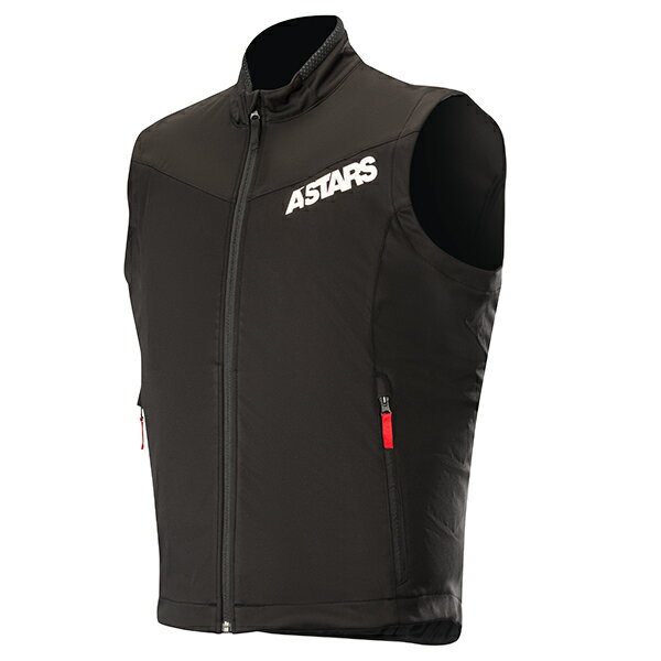 アルパインスターズ Alpinestars 4753519-13-L セッションレース ベスト ブラック/レッド Lサイズ メンズ 男性用 ジャケット ベスト 防風 ダートフリーク
