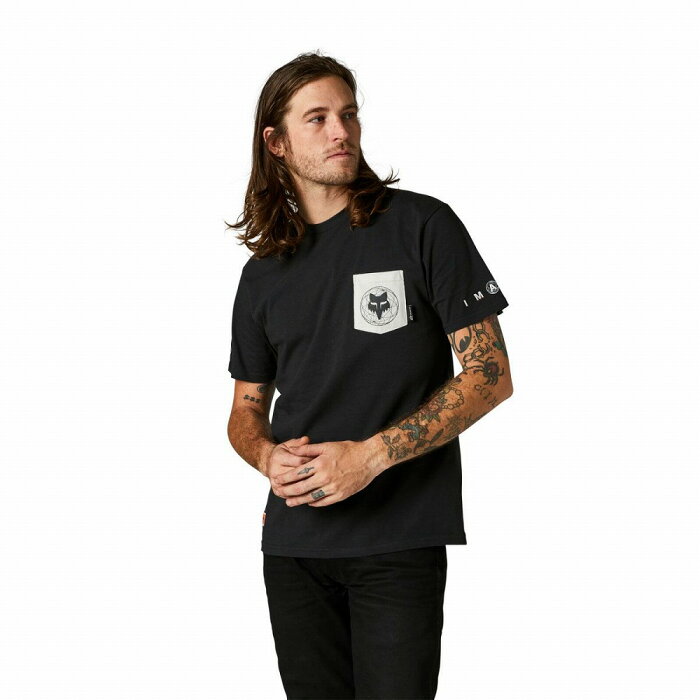 FOX フォックス 28348-001-M プレミアムTシャツ レルム ブラック Mサイズ 半袖Tシャツ コットン ダートフリーク