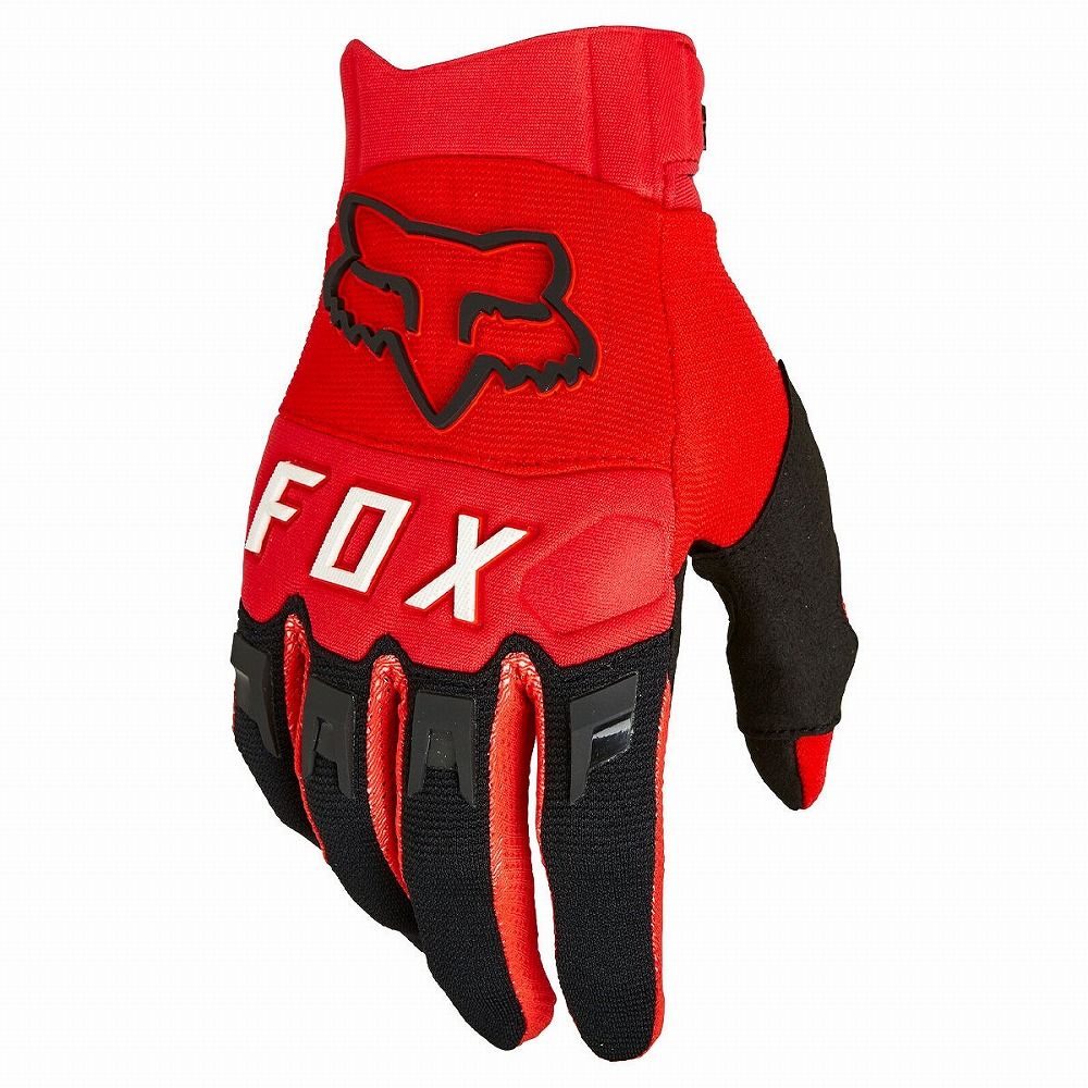 FOX フォックス 25796-110-XL ダートパウグローブ フローレッド XLサイズ 手袋 伸縮性 モトクロス オフロード ダートフリーク