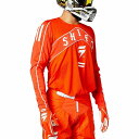 SHIFT シフト 28749-105-XL ジャージ ブラックレーベル ビーム オレンジ/ホワイト XLサイズ 長袖 モトクロス オフロード オンロード ダー...