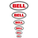 BELL 2036802-1 オーバル ステッカー 10cm バイク シール アクセサリー