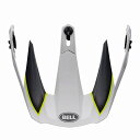 BELL 7137540 MX-9アドベンチャー MIPS バイザー ダルトン ホワイト/ハイビズイエロー バイク ヘルメット 補修 パーツ