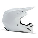 ダートフリーク FOX 31369-067-XL V1ヘルメット ソリッド マットホワイト バイク ライディング 頭 防具 保護 フルフェイス(2)