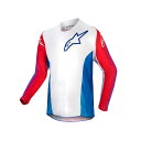 アルパインスターズ 3776924-736-XL ユース レーサープネウマ ジャージ ブルー/マーズレッド/ホワイト YXL バイク 子供 ウェア 吸湿 ストレ...