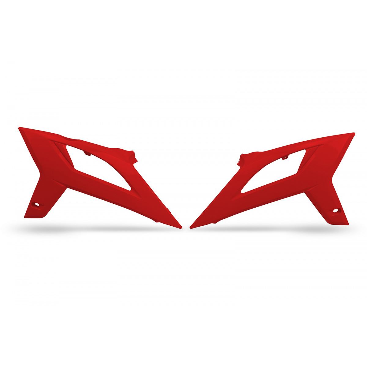 ダートフリーク UFO UF-2002-063 ラジエターシュラウド レッド RR2T/4T バイク ライディング 外装 冷却..