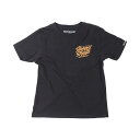 ファストハウス D2126 ヘイスト Tシャツ ブラック YS ユース バイク 子供 キッズ 夏 半袖 1468-0021