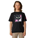 FOX C7707 デトネイト Tシャツ ブラック M ユース バイク 子供 キッズ 半袖 30002-001-YM