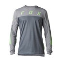 FOX A0908 ディフェンドロングスリーブジャージ CEKT ライトグレー L バイク ウェア メッシュ 速乾 31027-097-L