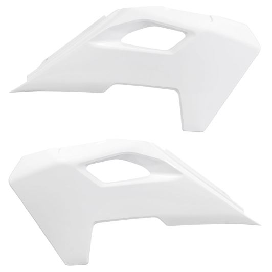 UFO F0992 ラジエターシュラウド ホワイト MX/ED 125-501 TC/FC TE/FE バイク UF-4308-040