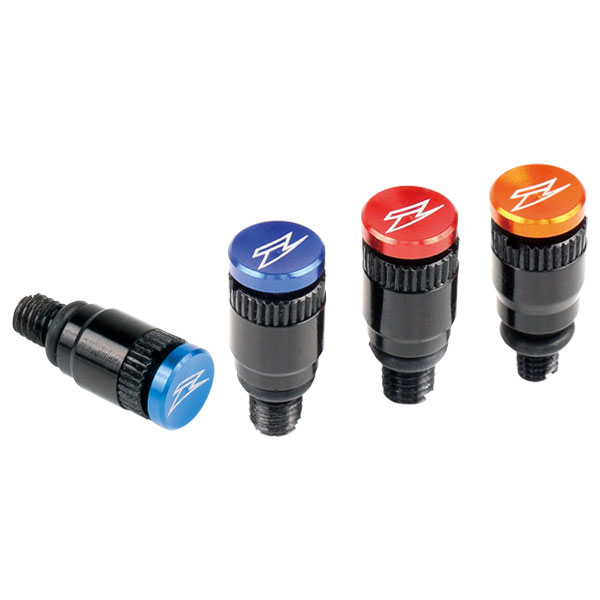 ZETA ジータ ZE91-1326 フォークトップブリーダー Sタイプ レッド M5 P=0.8 2個入り SHOWA/KYB ダートフリーク