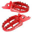 ZETA ジータ ZE93-1022 アルミニウムフットペグ レッド CR125R/CR250R/CRF150R/CRF250R/CRF450R ダートフリーク
