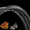 Z-Wheel ズィーウィール W25-111215 リムセット フロント ブラックリム/イエローニップル CR125R’92~94 CR250R’92~94 ダートフリーク