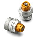ZETA ジータ ダートフリーク ZE56-10535 フロントフォークトップキャップイニシャルアジャスター ゴールド KLX230 KLX230R トップキャ...