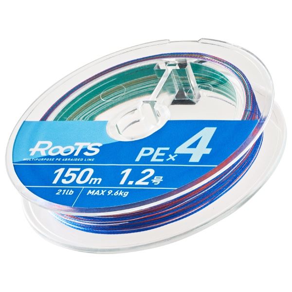 GOSEN ゴーセン GMR452010 ROOTS ルーツ PE×4 マルチカラー 1.0号(17lb) 200m 釣り糸 ライン ハリス マ..