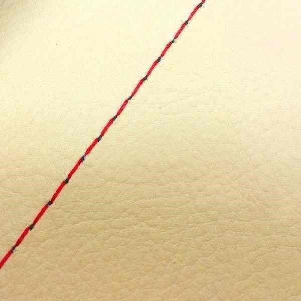 グロンドマン GH50HC330S40 国産シートカバー 張替タイプ ベージュ/赤ステッチ キャノピー(TA02) バイク/二輪車用