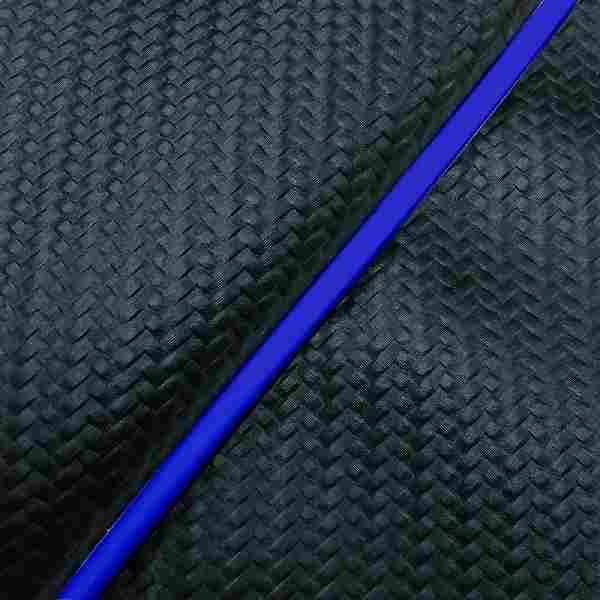 グロンドマン GH5555YC160P50 国産シートカバー 張替タイプ カーボンブラック/青パイピング シグナスX SE44J後期 バイク/二輪車用