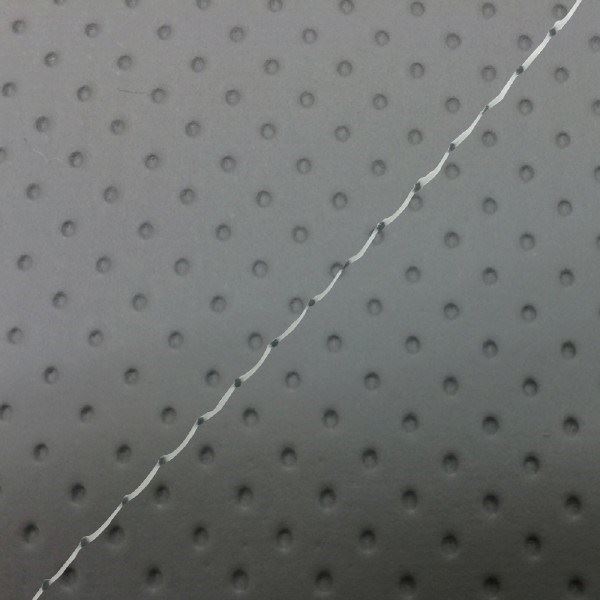 グロンドマン GH5563YC410S0 国産シートカバー 張替タイプ フルエンボスグレー/透明ステッチ YZF-R1シングル(フロント側) バイク/二輪車用