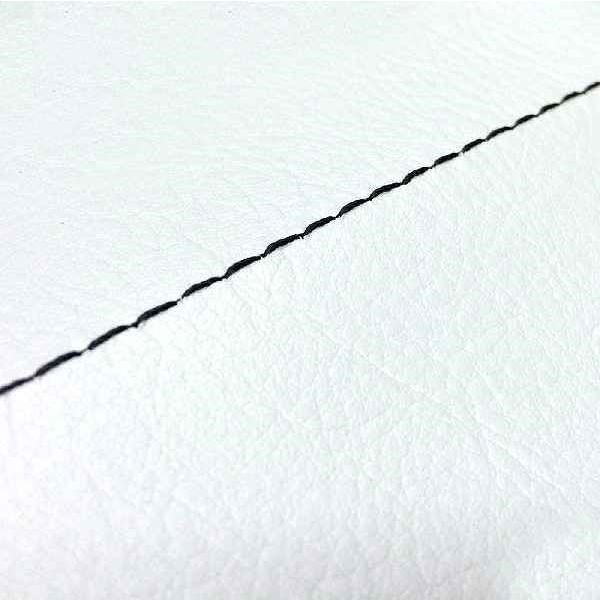 グロンドマン GH5575HC20S10 国産シートカバー 張替タイプ 白/黒ステッチ CBR1000RR ダブル(リア側) バイク/二輪車用