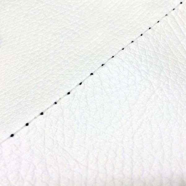 グロンドマン GH88HC20S0 国産シートカバー 張替タイプ 白/透明ステッチ ドリーム50 バイク/二輪車用