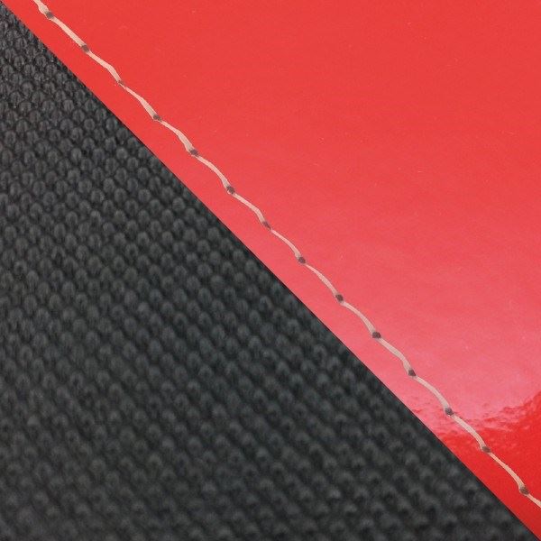 グロンドマン GR5568HC5646S0 国産シートカバー 被せるタイプ エナメルレッド・スベラーヌブラック(ツートン)/透明ステッチ グロム(13-15年)