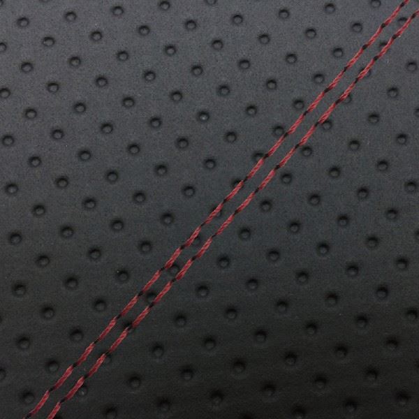 グロンドマン GH17SC420SW40 国産シートカバー フルエンボスブラック/赤ダブルステッチ 張替タイプ アドレス110(CF11A) バイク/二輪車用