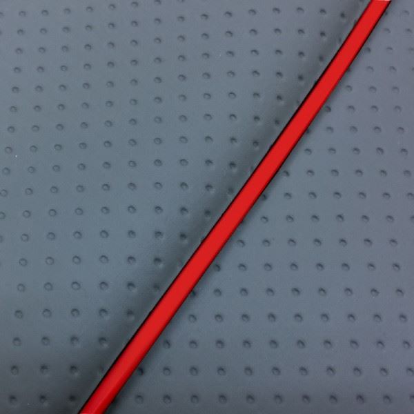 グロンドマン GH18XC410P40 国産シートカバー フルエンボスグレー/赤パイピング 張替タイプ スーナー50SS/Z/100ZZ バイク/二輪車用