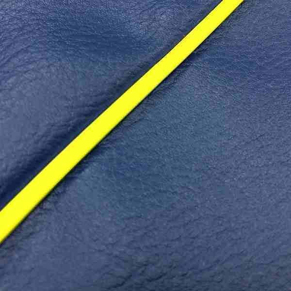 グロンドマン GH20HC530P100 国産シートカバー 張替タイプ ネイビー/黄色パイピング スマートディオ/Z4(AF56) バイク/二輪車用