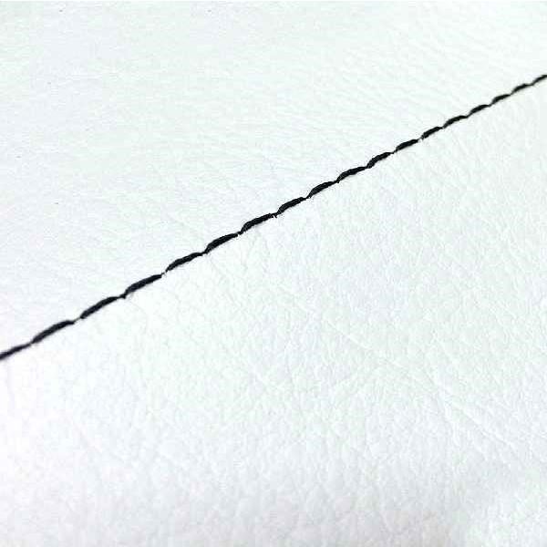 グロンドマン GH23YC20S10 国産シートカバー 張替タイプ 白/黒ステッチ ジョグ(3KJ) バイク/二輪車用